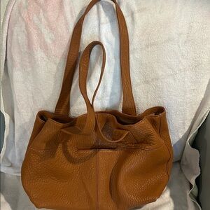 HOBO Rich Brown Leather Shoulder Bag